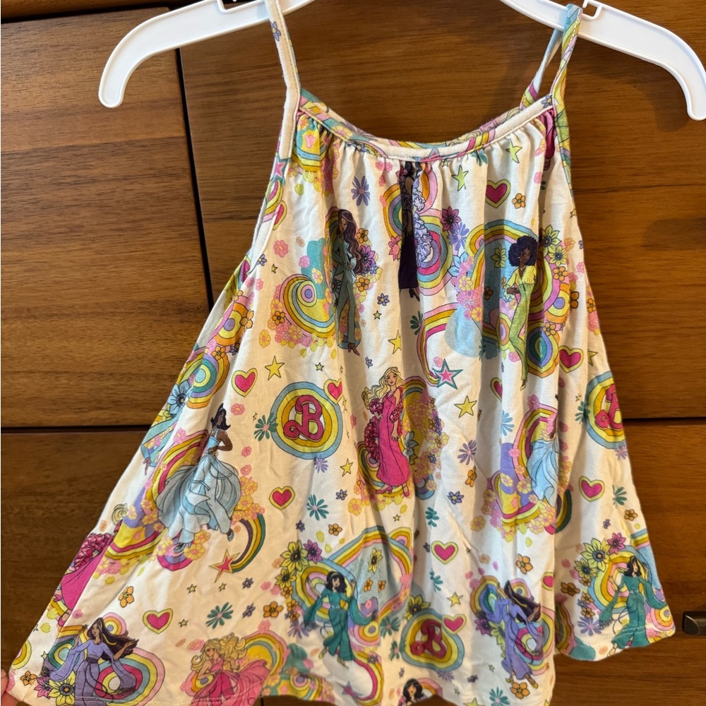 Posh Peanut Barbie Disney Princess Multicolor Tank Top